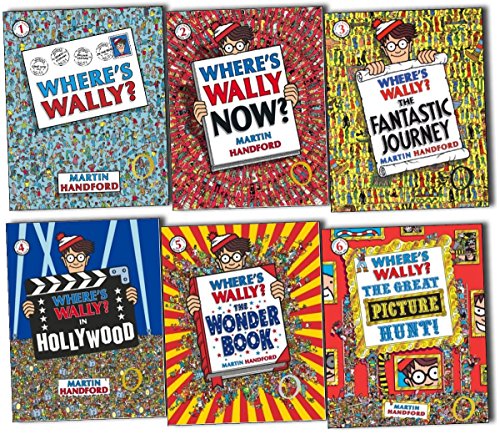 Where's Wally books: 6 large picture books box set (Where's Wally? Where's Wa...