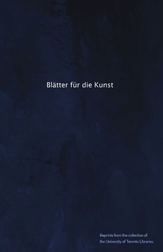 Blätter für die Kunst