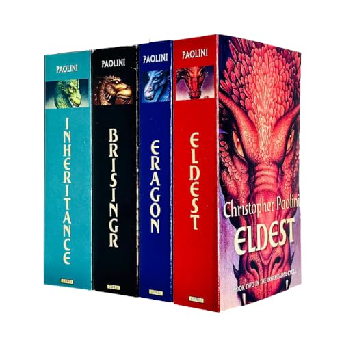 Christopher Paolini Inheritance 4 Books Collection Pack Set (Inheritance, Brisingr, Eragon, Eldest)