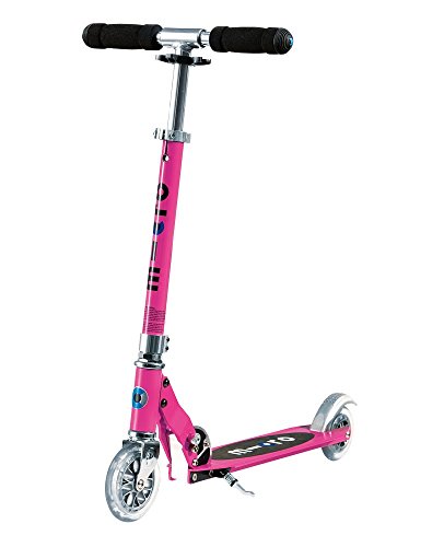 MICRO Kinderroller Sprite klappbarer Scooter in pink