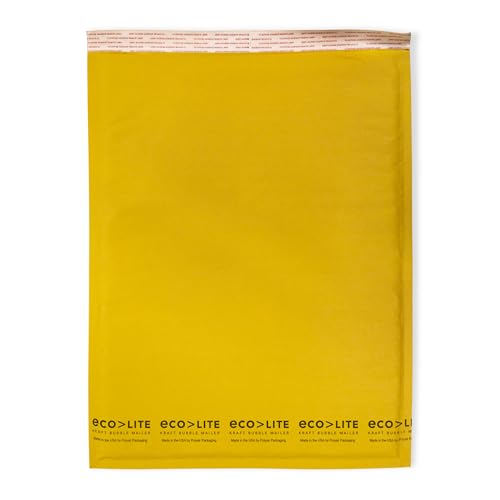IPG Eco-lite #0 ELSS0 Golden Kraft Self Seal Bubble Mailer, 6.5" x 10" (Case of 250)