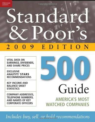 Standard & Poor's 500 Guide 2009 PB (Standard & Poor's 500 Guide)