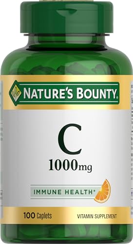 Nature's Bounty Vitamin C 1000mg, Immune Support Supplement, Powerful Antioxidant, 1 Pack, 100 Caplets