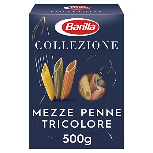 Barilla Collezione Mezze Penne Tricolore, 500 g