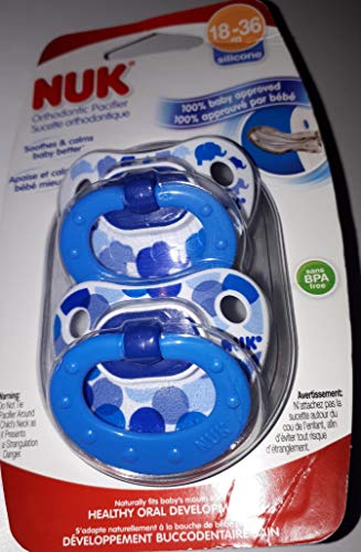 Nuk Silicone Pacifier - Fashion 2 Pk - Size 3 Boy