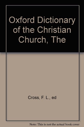 Oxford Dictionary of the Christian Church