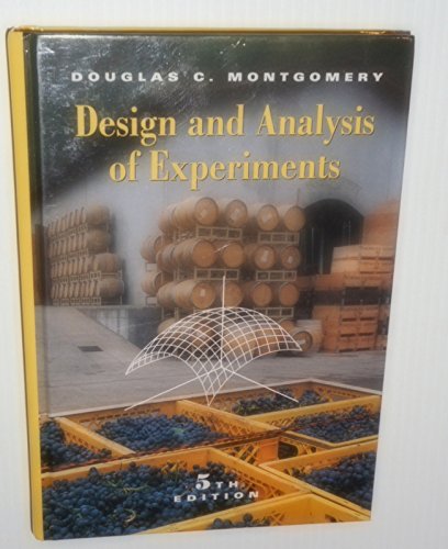 Design & Analysis of Experiments 5ed