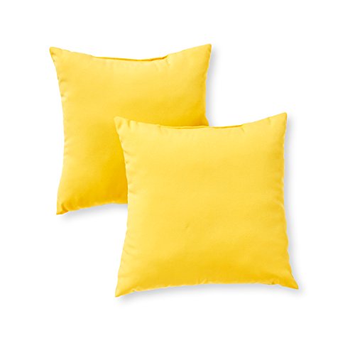 Greendale Home Fashions OC4803S2-SUNBEAM Indoor/Outdoor Accent Pillows, Sunbeam, Set of 2