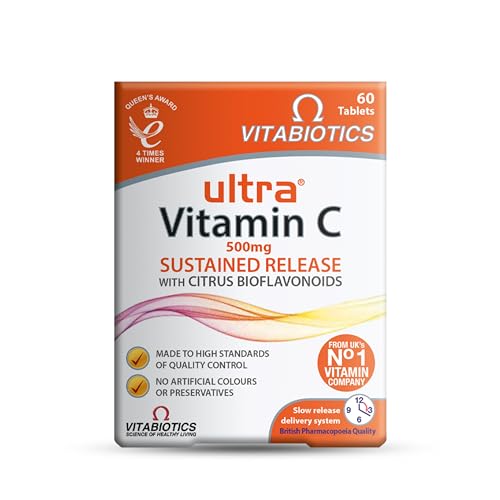 Vitamin C Tablets with Bioflavonoids - 60 Tablets, Vitabiotics Ultra