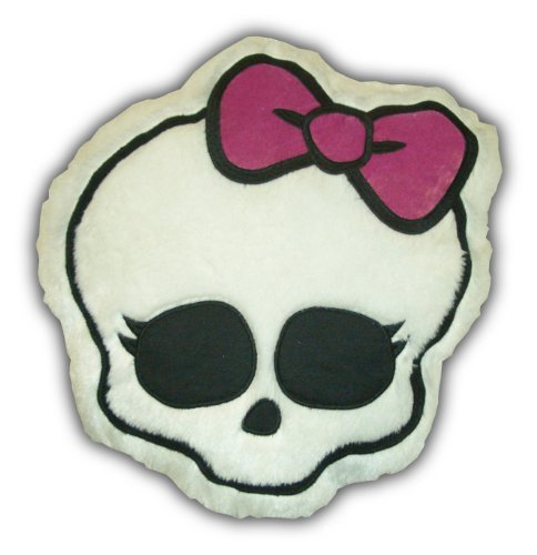 Mattel Monster High Glam Skullette Coussin câlin 40,6 x 38,1 cm