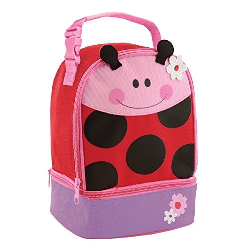 Stephen Joseph Lunch Pals Ladybug Lunch Box, Red, 1-Pack
