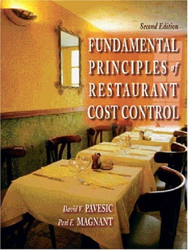 Fundamental Principles of Restaurant Cost Control:2nd (Second) edition