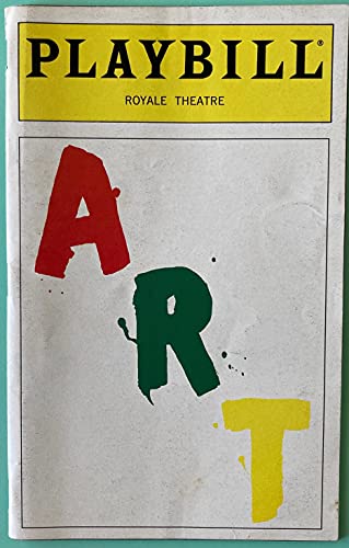 Color Playbill from Art starring, George Segal Wayne Knight Buck Henry