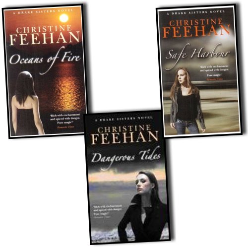 Christine Feehan Drake Sisters 3 Books Collection Pack Set RRP: £23.97 (Dangerous Tides, Oceans of Fire, Safe Harbour)