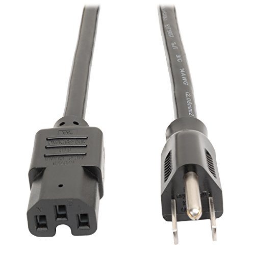 Tripp Lite P019-008 câble électrique Noir 2,44 m NEMA 5-15P Coupleur C15 - Cables électriques (2,44 m, Male Connector/Female Connector, NEMA 5-15P, Coupleur C15, SJT, Noir)