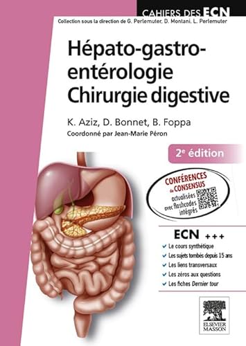 Hépato-gastro-entérologie. Chirurgie digestive (Cahiers des ECN) (French Edition)