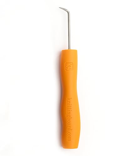 Ergonomic Knitting Loom Hook/Tool, Comfort Grip