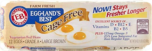 Eggland's Best, Large Cage Free Brown Eggs, 1 dozen
