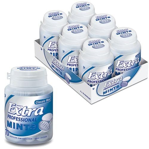 Wrigleys Extra Professional Mints Classic Bonbon (6x 70 Stck.)