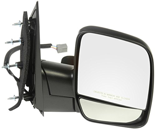 Dorman 955-1453 Passenger Side Power Door Mirror - Folding for Select Ford Models, Black