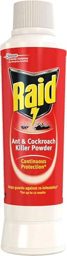 Raid Ant and Cockroach Killer Powder, Insect Killer For Indoor And Outdoor Use, Stops Reinfestation, 250g