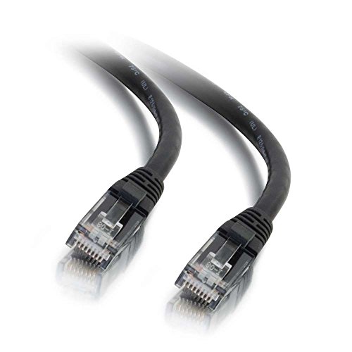 C2G / Cables To Go C2G 03986 Cat6 Cable - Snagless Unshielded Ethernet Network Patch Cable, Black (12 Feet, 3.65 Meters)