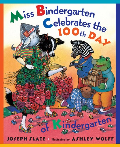 Miss Bindergarten Celebrates the 100th Day of Kindergarten (Picture Puffins) (English Edition)