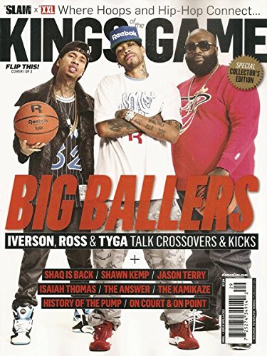 XXL / SLAM Magazine (April 2013) Tyga, Rick Ross, Allen Iverson (Kings of the Game) Collector's Flip Cover