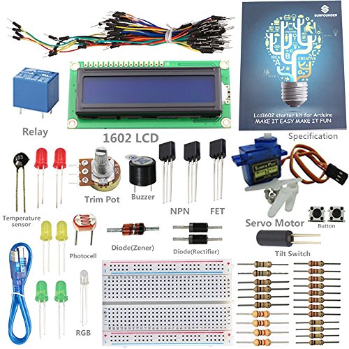SunFounder Project Starter Kit for Arduino UNO R3 Mega2560 Mega328 Nano (Without Controller)