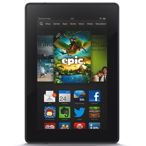 Certified Refurbished Kindle Fire HD 7" Tablet, HD Display, Wi-Fi, 8 GB - Includes Special Offers (Previous Generation - 3rd)