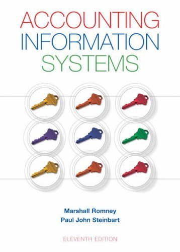 Accounting Information Systems [11th Edition] by Romney, Marshall B., Steinbart, Paul J. [Prentice Hall,2008] [Hardcover] 11TH EDITION