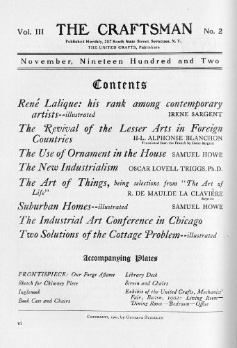 The Craftsman Magazine-Volume 3, Number 2-November 1902