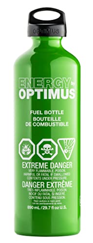 Optimus Tankflasche mit kindersicherem Deckel, 1 Liter, Fassungsvermögen 890 ml