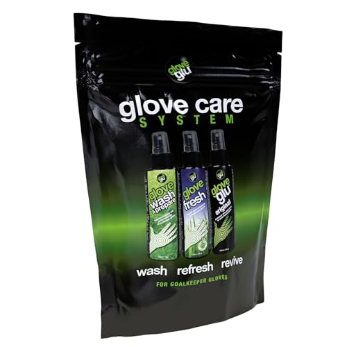 gloveglu Glove Glue Glove Care System Torwarthandschuhe, 120 ml, 3 Stück, 900333, Mehrfarbig, Einheitsgröße