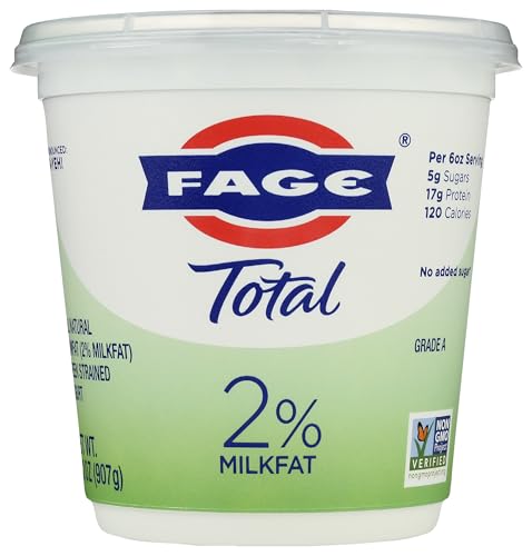 FAGE Total Greek Yogurt, 2% Reduced Fat, Plain, 32 oz