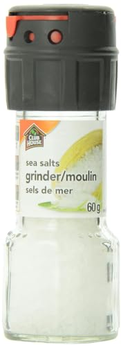 Club House, Quality Natural Herbs & Spices, Sea Salt, Grinder, 60g