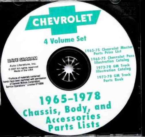 CHEVY & GMC - CHEVROLET TRUCKS, PICKUP PARTS & ACCESSORIES MANUAL Van, High Cube, Magnavan, Vandura, Sportvan, Rally Wagon, STX, G10, G20, G30, P-chassis forward control, P10, P20, P30, stepvan. 1973 1974 1975 1976 1977 1978