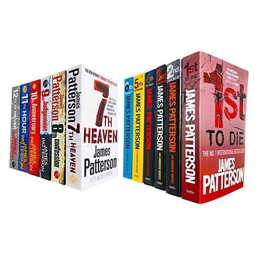 James Patterson Womens Murder Club 12 Books Collection Pack Set (1st To Die, 2nd Chance, 3rd Degree, 4th of July, The 5th Horseman , The 6th Target , 7th Heaven , 8th Confession , 9th Judgement, 10th AnniversaryN, 11th HourNew, 12th of Never)