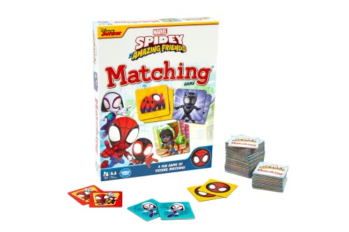 Wonder Forge Marvel Spidey and His Amazing Friends Matching Game - Memory Game for Kids Ages 3+ - Educational Fun for Toddler Boys and Girls