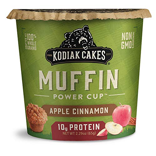 Kodiak Cakes Min Muffins High Protein Snack, Apple Cinnamon Oat, 2.29 Oz (Pack Of 12) (packaging May Vary)