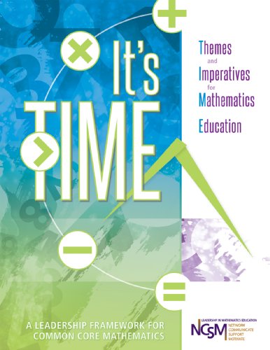 It's TIME: Themes and Imperatives for Mathematics Education