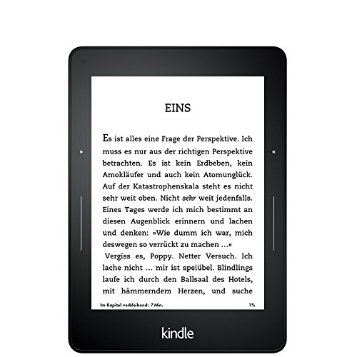 Kindle Voyage, Zertifiziert und generalüberholt, 15,2 cm (6 Zoll) hochauflösendes Display (300 ppi) mit integriertem intelligenten Frontlicht, PagePress-Sensoren, WLAN