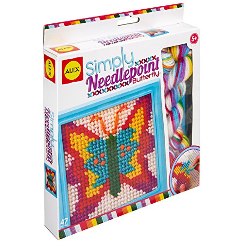 ALEX Toys - Simply Needlepoint Butterfly Kit, 395BN