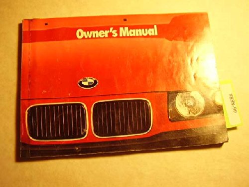 1994 BMW 318i 320i 325i Convertible Owners Manual