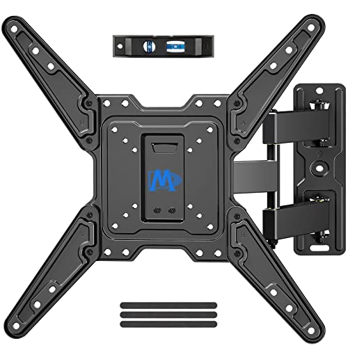 Mounting Dream Full Motion TV Wall Mount for Most 26-55 Inch TVs, Wall Mount for TV with Swivel Articulating Arms, Perfect Center Design TV Mounts Wall, up to VESA 400x400mm and 77 lbs. MD2413-MX