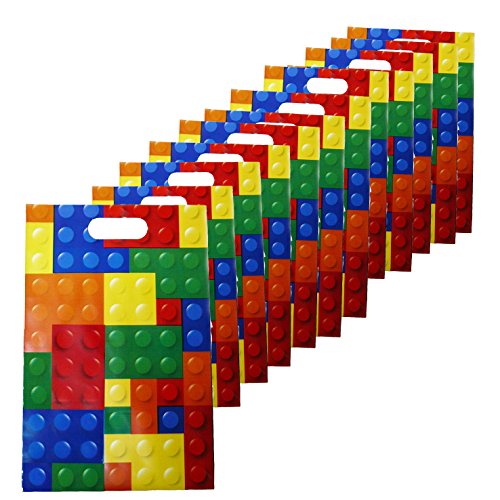 Building Blocks Treat Bags - 12 Pc