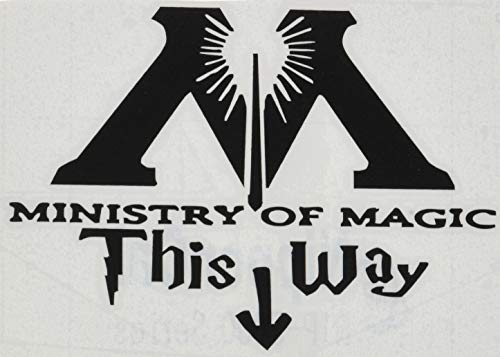 Ministry of Magic 5x4 inches vinyl decal