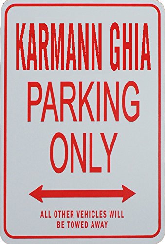 Karmann GHIA Parking ONLY - Miniature Fun Parking Sign