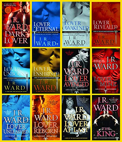 J. R. Ward Black Dagger Brotherhood Series 12 Books Collection Pack Set (Dark Lover, Lover Eternal, Lover Awakened, Lover Revealed, Lover Unbound, Lover Enshrined, Lover Mine, Lover Unleashed, Lover Reborn, Lover Avenged, Lover at Last, The King)