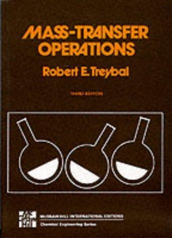 Mass Transfer Operations (McGraw-Hill Classic Textbook Reissue Series) by Treybal, Robert E. (1980) Paperback